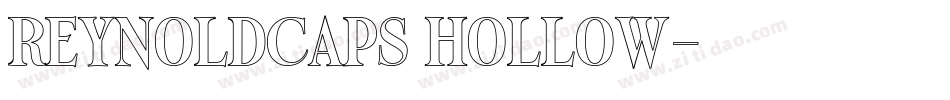 ReynoldCaps Hollow字体转换